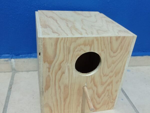 Nido Vertical de Madera Para Ninfa