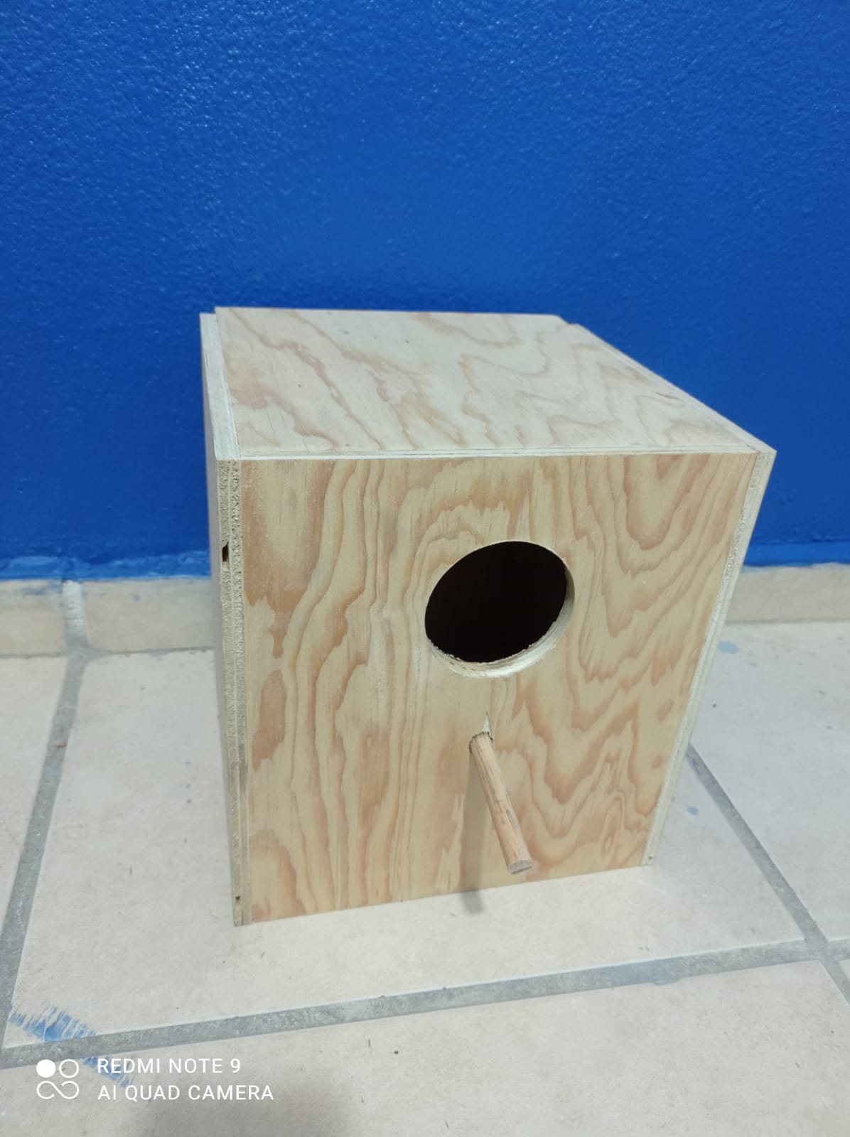 Nido Vertical de Madera Para Ninfa