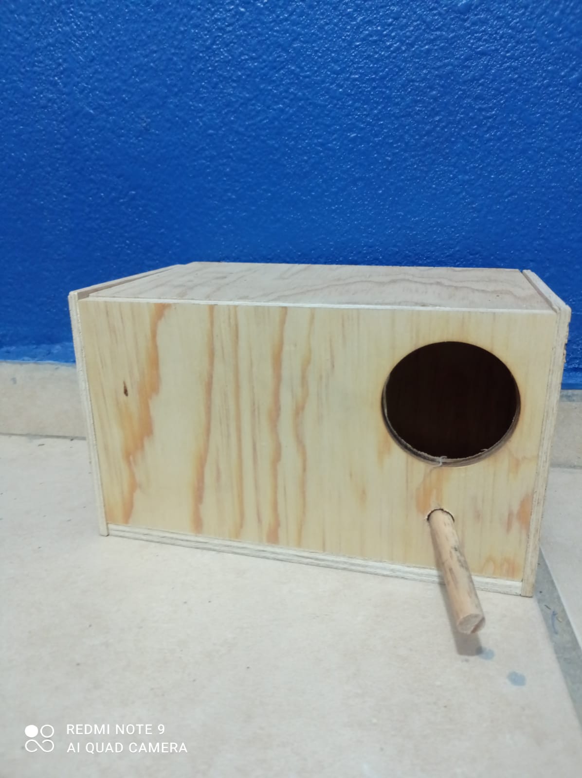 Nido de Madera Para Perico Ingles