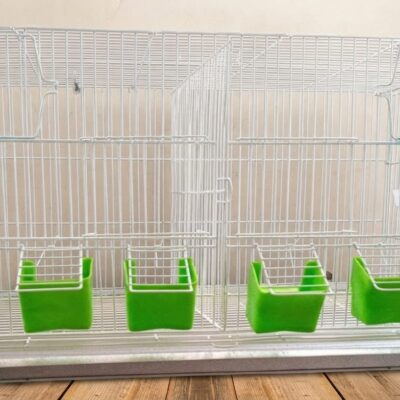 Jaula Criadora de 65 cm con Puertas de Resorte