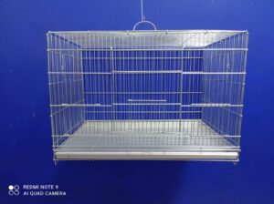 Jaula Criadora  de 65cm con Puertas Para Comedero Exterior de Guillotina